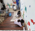 깨끗한 학교 만들기, 벽화그리기